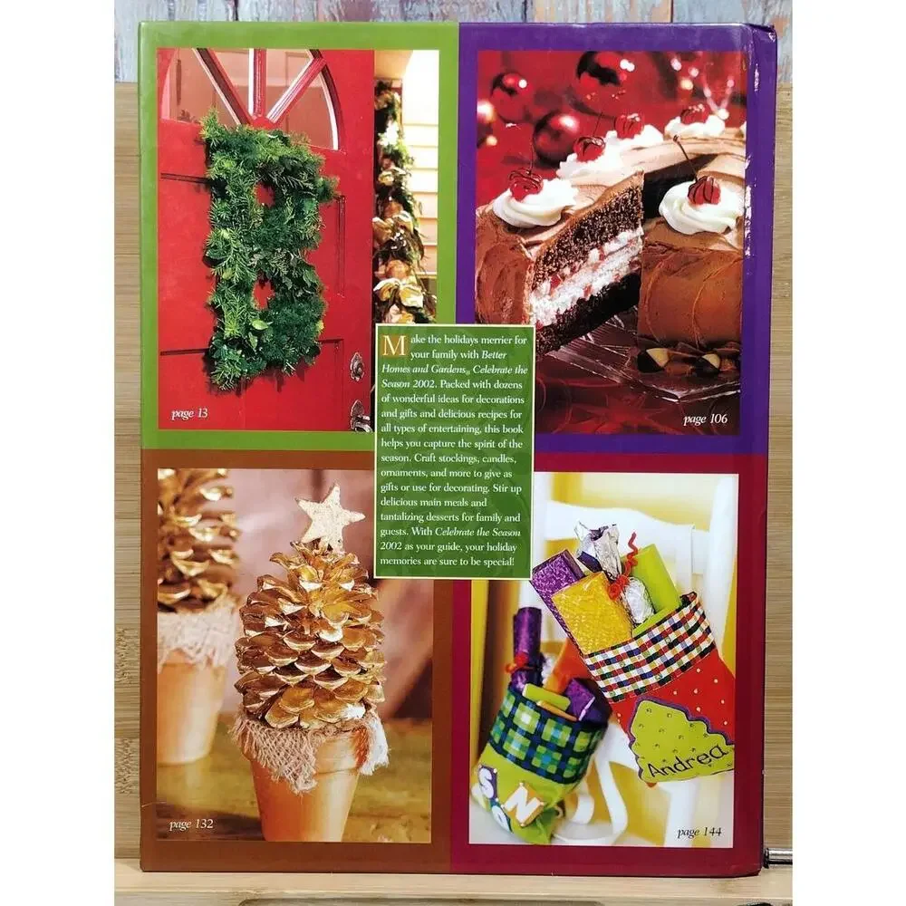 Celebrate the Season 2002 Hardcover Book by Better‎ Homes and Gardens